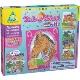 Horseback Riding School Sticky Mosaics with FREE Mini