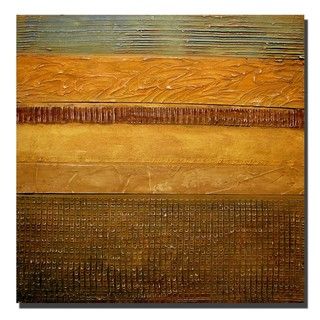 Michelle Calkins Earth Layers Abstract II Canvas Art