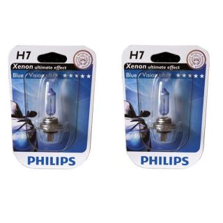 ampoules Philips BlueVision H7 12V 55W   Achat / Vente PHARES