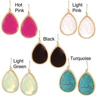 KC Signatures Gold plated Tear Drop Earrings