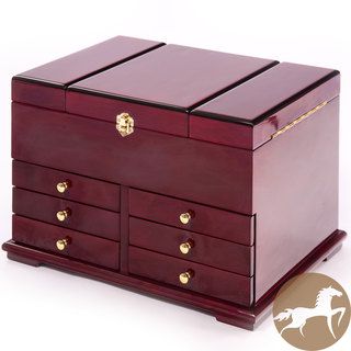 Christopher Knight Home Large Cherry Wood Jewelry Box