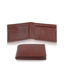 Pineider Power Elegance   Brown Leather Bifold Wallet w