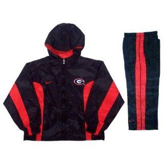 Nike Georgia Bulldogs Black Youth 2 Piece Wind suit