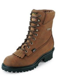 Mens Earth Bridle GORE TEX 8 Logger Work Boot Style JWK613 Shoes