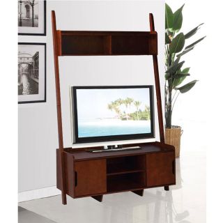 Cappuccino Leaning Ladder 45 inch TV Entertainment Console