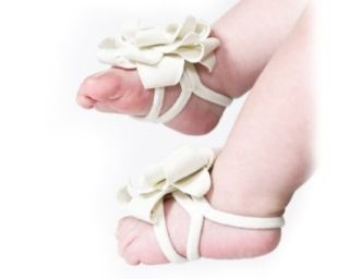 Baby Girl Cotton Pram Barefoot Shoes Infant Toddler Socks White Shoes