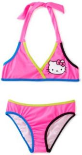 Hello Kitty Girls 7 16 Animal Halter Bikini Set Clothing