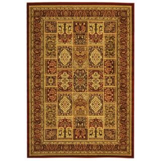 Lyndhurst Collection Isfan Red/ Multi Rug (4 x 6)