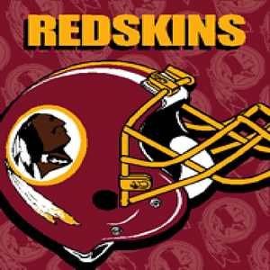 NFL Washington Redskins Logo Plush Throw Blanket Sports