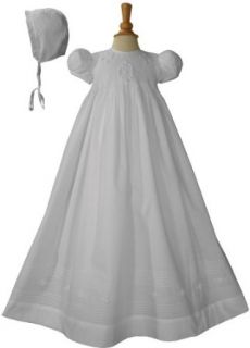 32 Hand Smocked White Cotton Christening Baptism Gown