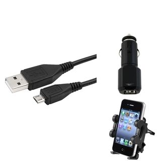 BasAcc Phone Holder/ Car Charger/ Cable/ Samsung Galaxy S III/ S3