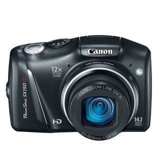Canon PowerShot SX150 IS Black Digital Camera