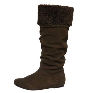 Sam & Libby Womens Pristine Suede Slouch Boots FINAL SALE