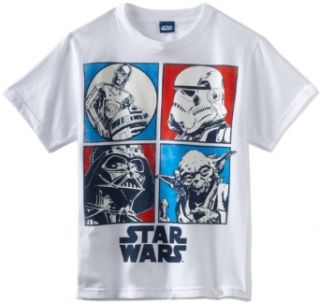 Star Wars Boys 8 20 Star Profile Shirt Clothing