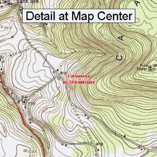USGS Topographic Quadrangle Map   Catawissa, Pennsylvania