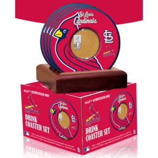 Steiner Sports St. Louis Cardinals Coasters w/ Game Used Dirt (Set of