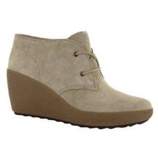Clarks Nice Melody Grey Leather Womens Boots Shoes