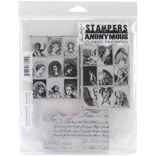 Tim Holtz Cling Rubber Stamp Set Classics #9