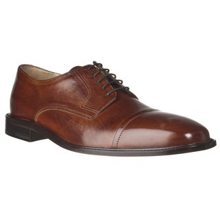 Murphy by Johnston & Murphy Mens Leather Cover Toe Oxfords