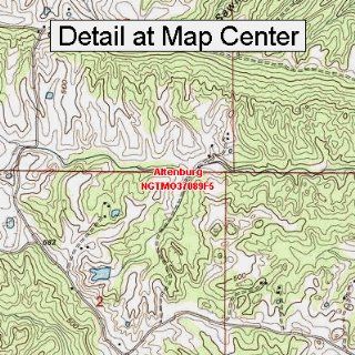 USGS Topographic Quadrangle Map   Altenburg, Missouri