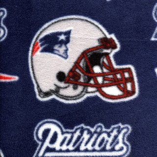 NFL New England Patriots Polar Fleece Fabric   Per Yard