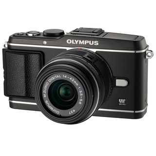 Olympus E P3 PEN 12MP Black Digital Camera with 14 42mm Lens