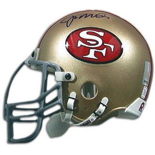 49ers Mounted Memories Autographed Mini Helmet ( Montana