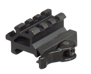 UTG LE Rated Double Rail/3 Slot Angle Mount with Integral