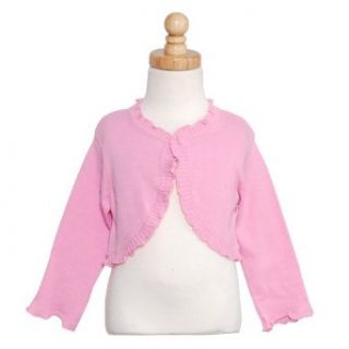 Rare Editions Toddler Girls Pink Crop Bolero Sweater 2T