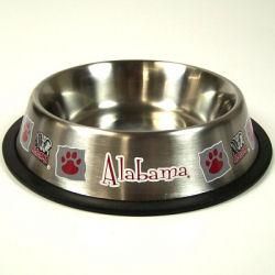 Alabama Crimson Tide Stainless Steel Pet Dish Bowl