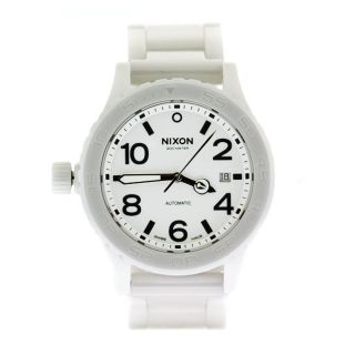Nixon Mens Ceramic 42 20 Custom 200 White Dial Watch