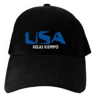Caps Black Usa Goju Kempo  Martial Arts Clothing