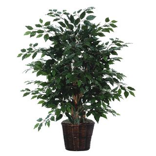 Ficus 4 foot Silk/ Polyester Extra Full Decorative Plant