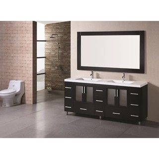 Design Element Stanton 72 inch Double sink Bathroom Vanity