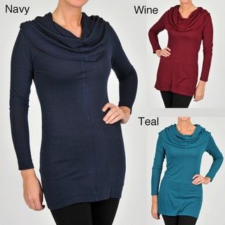 AnnaLee + Hope Womens Cowl Neck Sweater knit Top