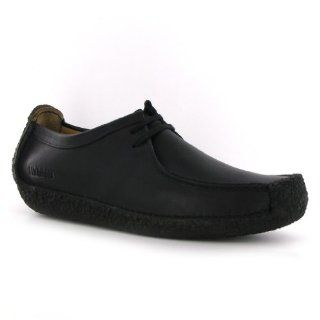 Clarks Natalie Black Leather Mens Shoes Shoes