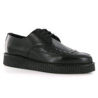  Underground Creepers Barfly BlacK Leather Womens Shoes Shoes