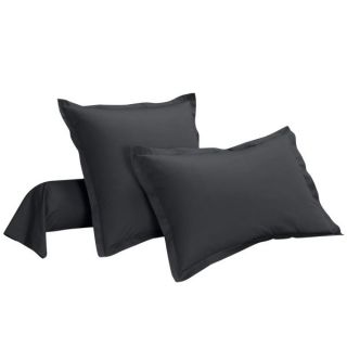 Taie oreiller Percale Anthracite 50 x 70 cm. Confort incomparable et