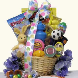 Egg streme Sports Boys Easter Gift Basket (Ages 6 to 9 Years Old