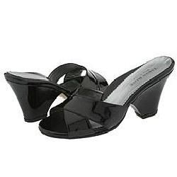 Taryn Rose Diol Black Patent Sandals   Size 35 (US