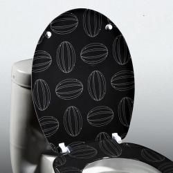 Cocoa Beans Designer Melamine Toilet Seat Cover