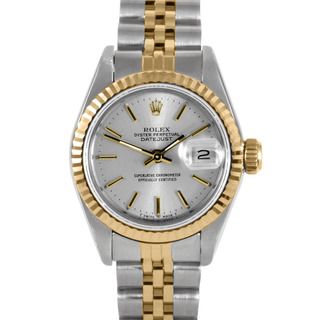 Pre owned Rolex Womens Two tone Datejust Watch