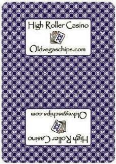 Las Vegas High Roller Casino Blue Playing Cards Sports