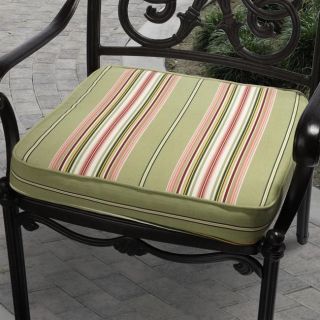 Isabella Lennar Green Outdoor Cushion with Richloom Fabric