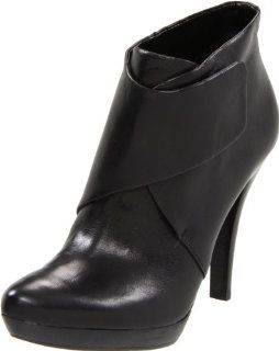  Nine West Womens Jackiejo Bootie,Black Leather,8.5 M US Shoes