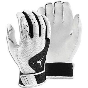 Nike GB0281 Jordan Team Batting Gloves   White/Black