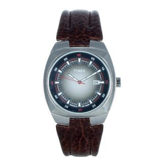 TIMEX Mens Casual Leather Watch