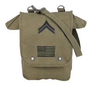 Embroidered map case shoulder bag Clothing