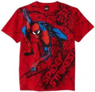 Marvel Boys 8 20 Spiderman Web Strike Shirt Clothing