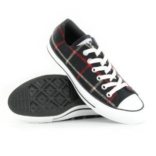 Converse CT All Star Ox Plaid Black Womens Trainers Shoes
